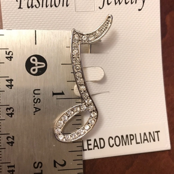 Quarter Note Brooch - Picture 5 of 5